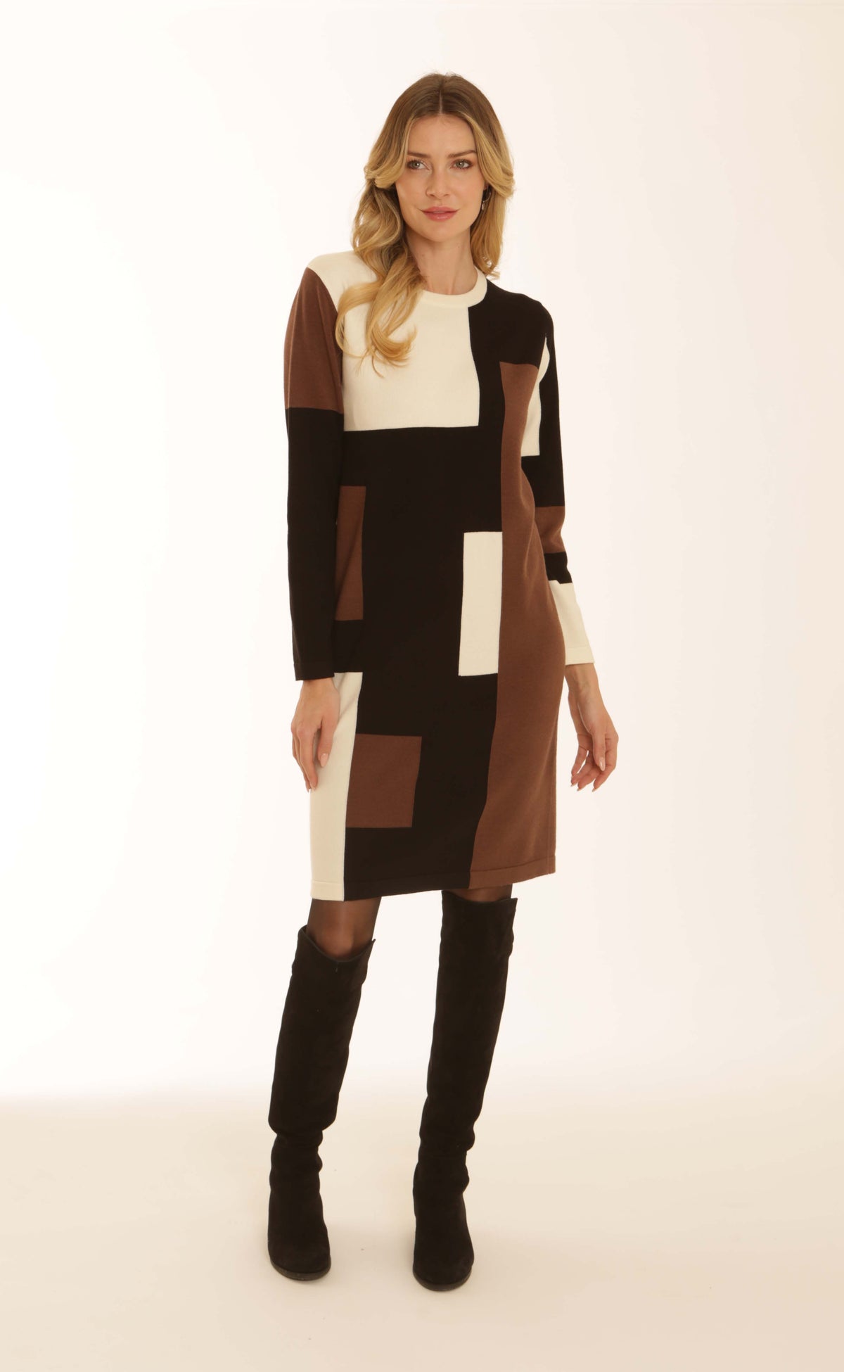 Debbie knitted dress by Pomodoro