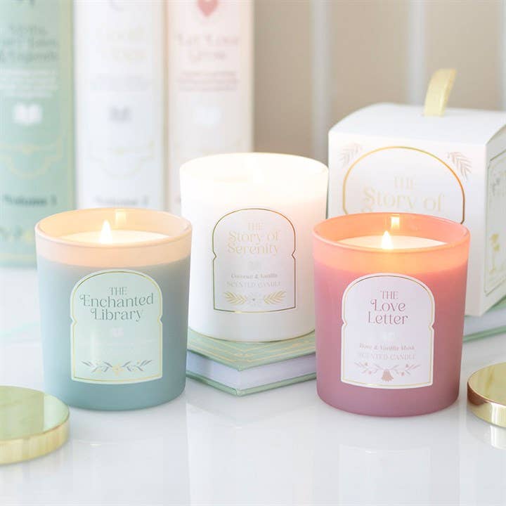 The Story of Serenity Coconut & Vanilla Candle