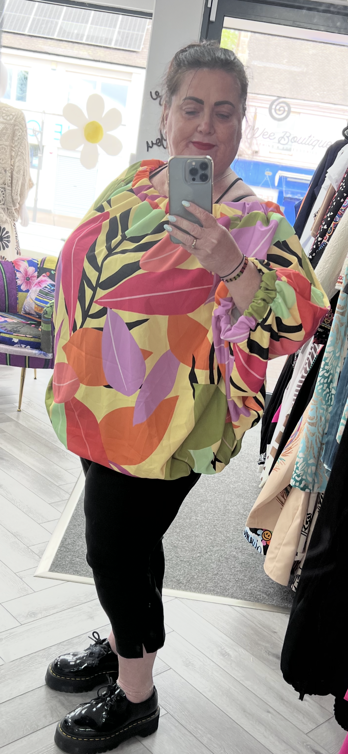 Floral Bardot Tops