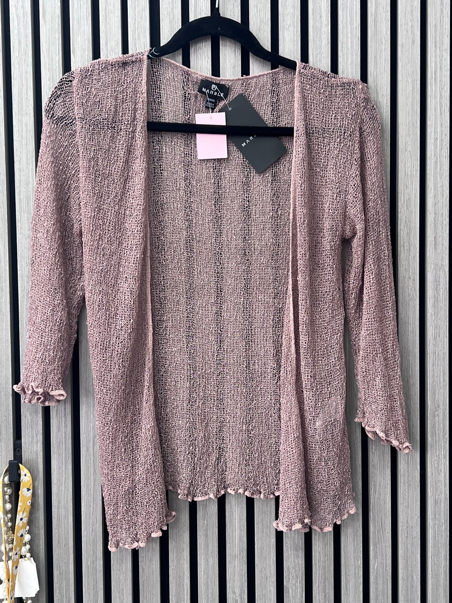 Marble Knitted Cover-Up