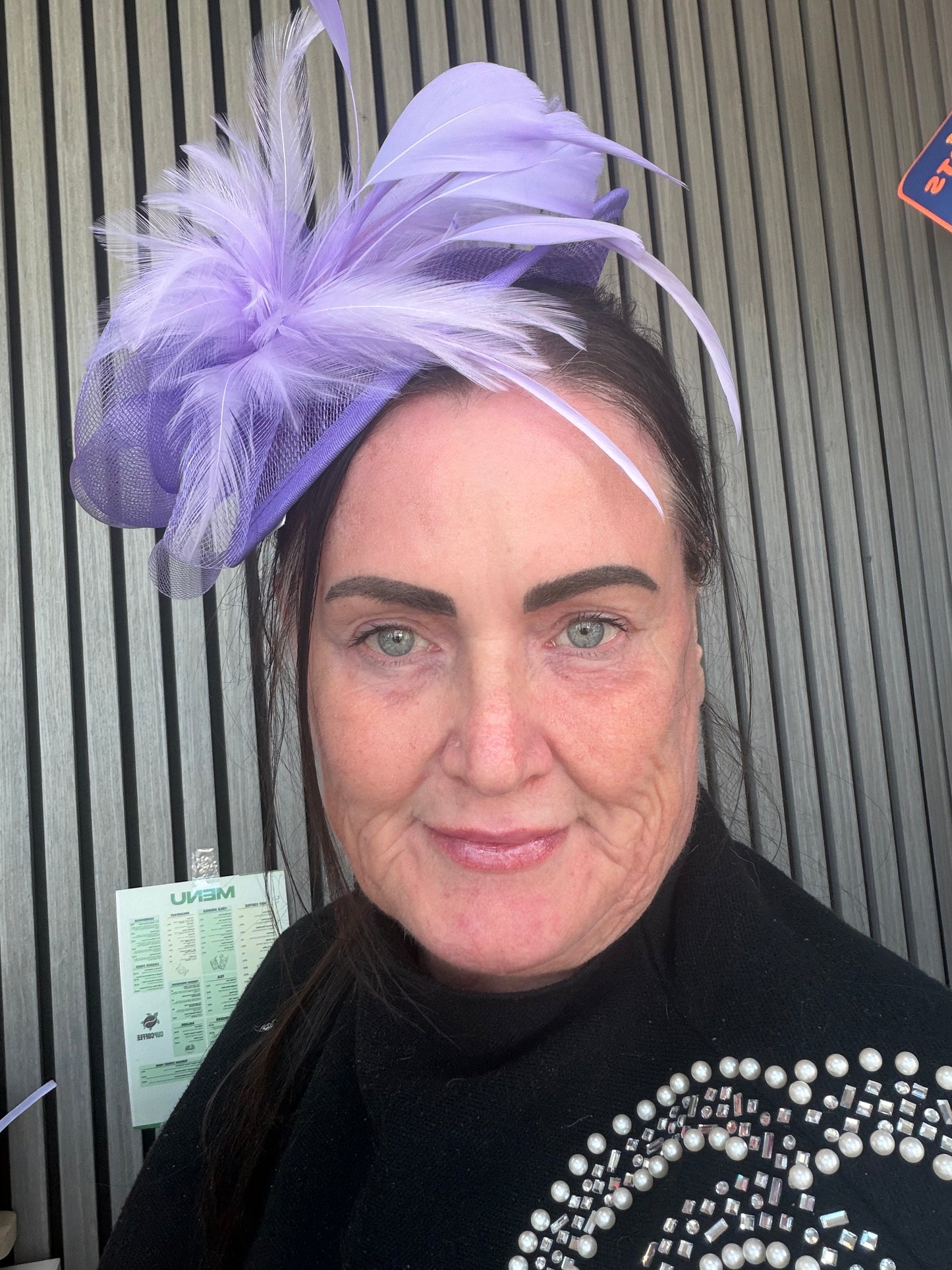 Heather Fascinator - Lilac