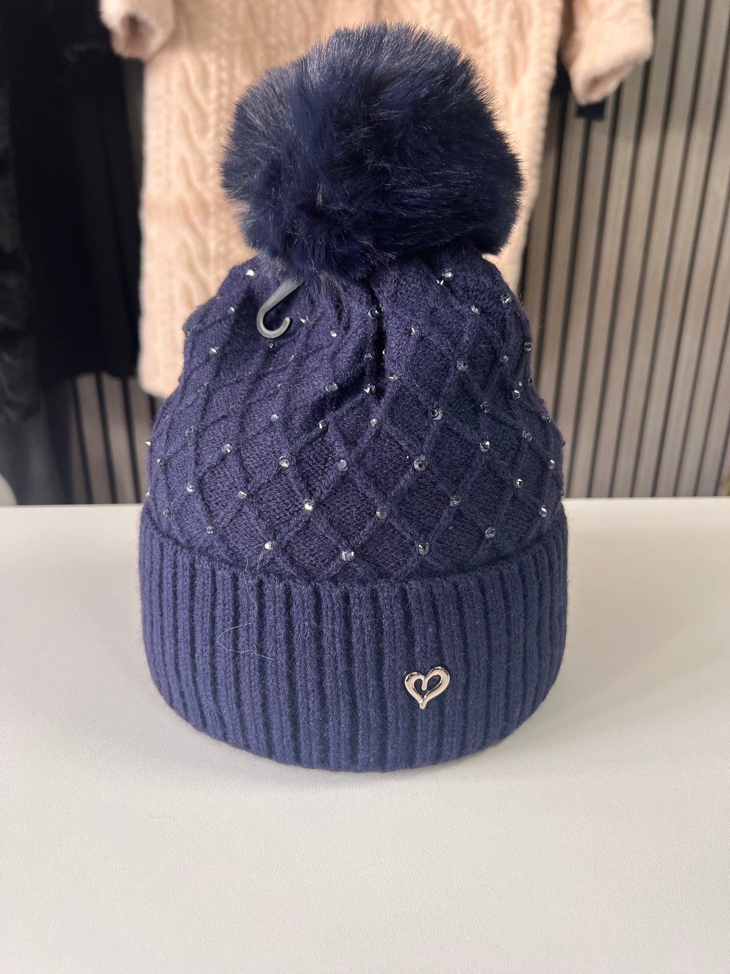 Bling Pom Hat