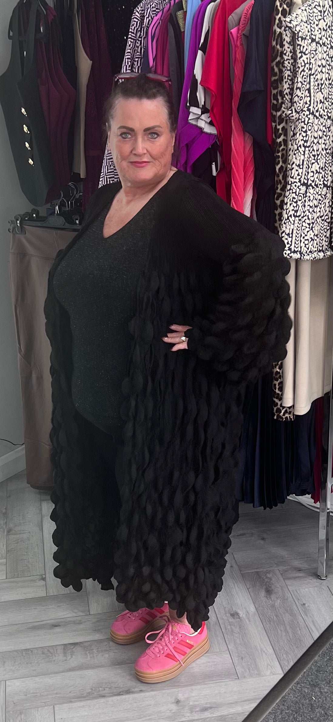 Long Length Bubble Cardi by Malissa J