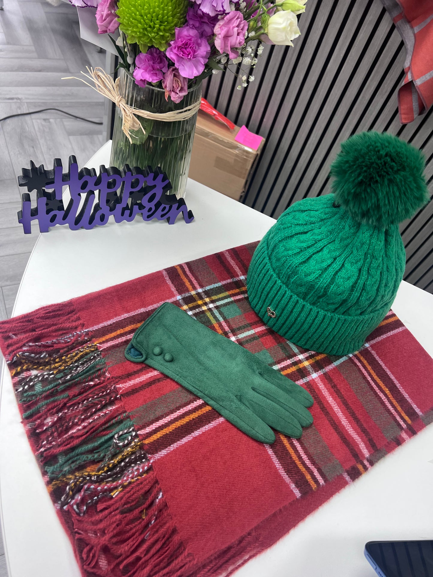 Red Tartan Scarf