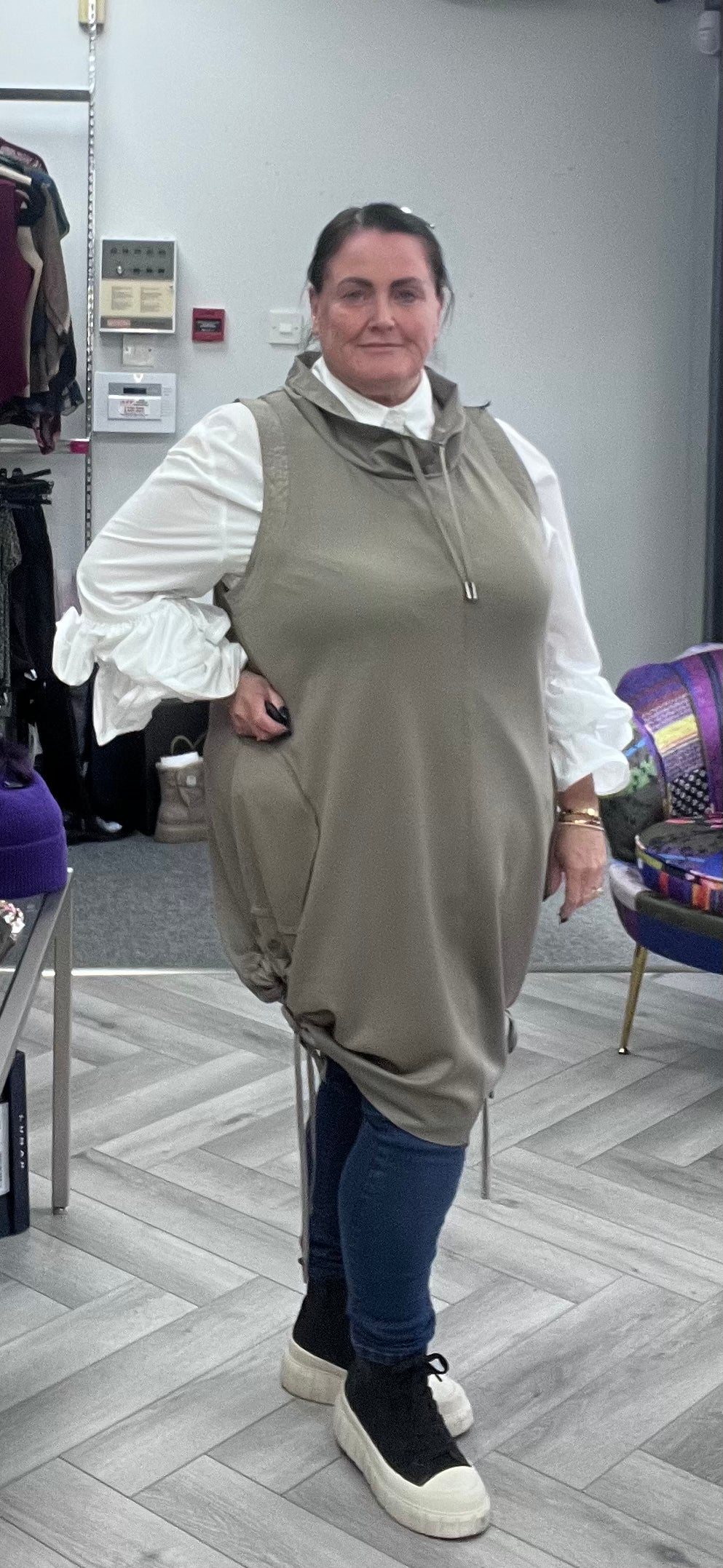 Mushroom Coloured Tunic by Mallisa J