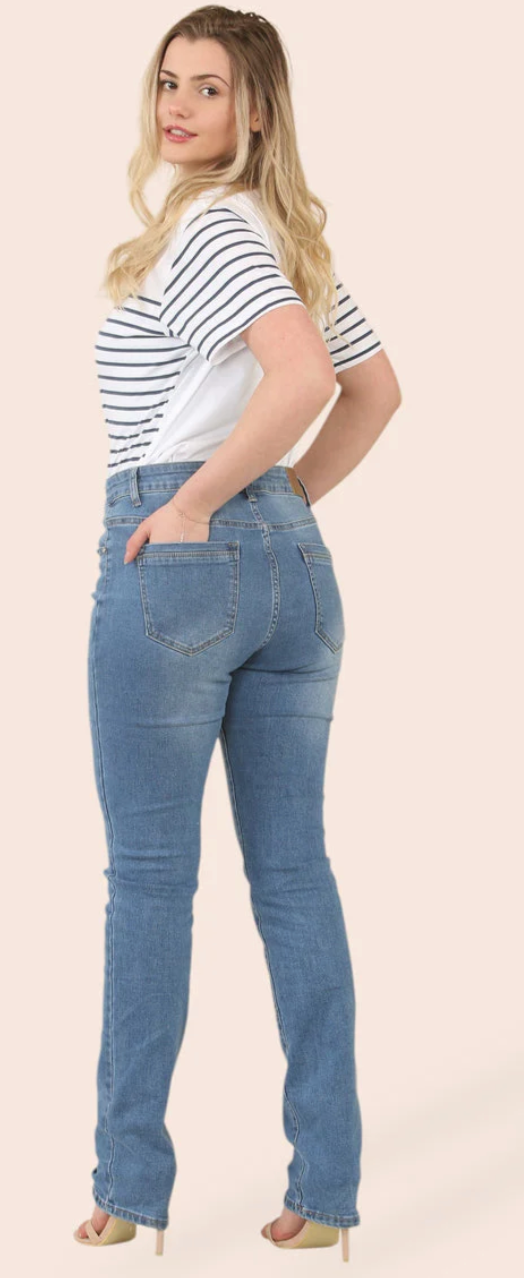 Slim Fit Straight Leg Voggo Stretch Jean