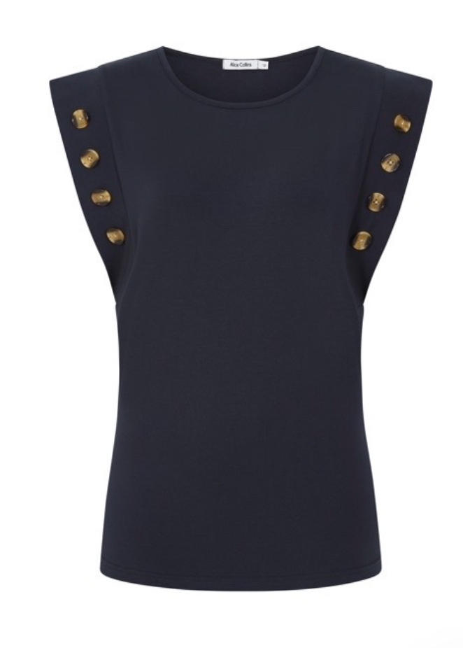 Nautical Button Top by Alice Collins
