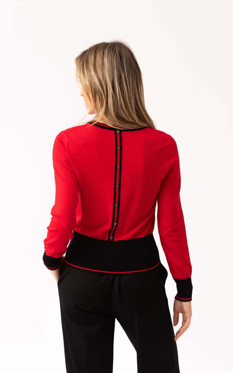 Two- Tone Sweater by Marble