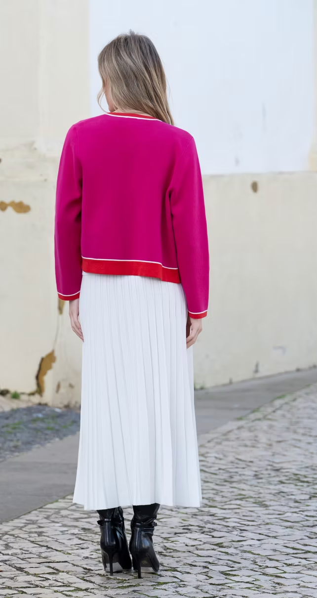 2 Tone Cardi by Marble
