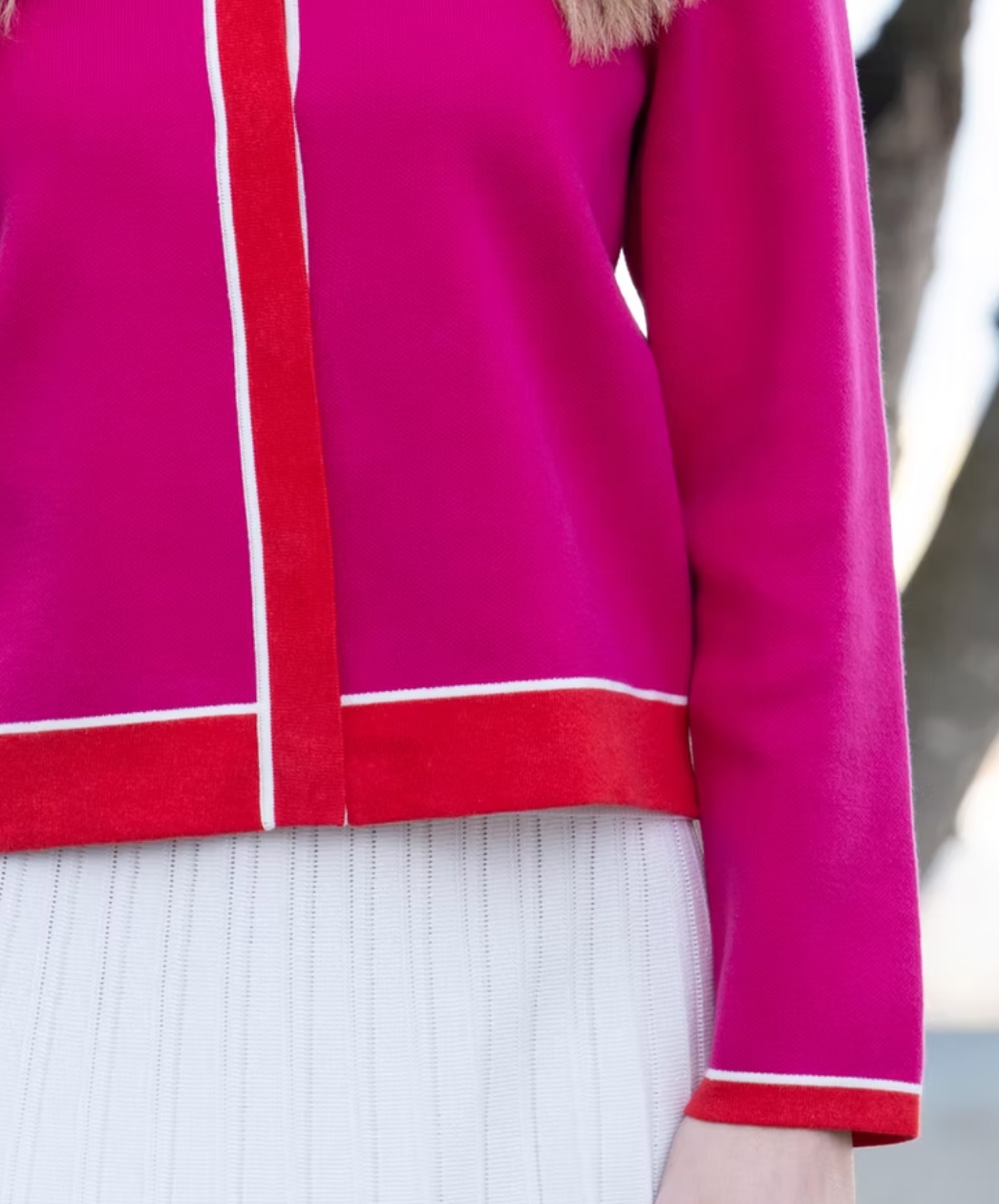 2 Tone Cardi by Marble
