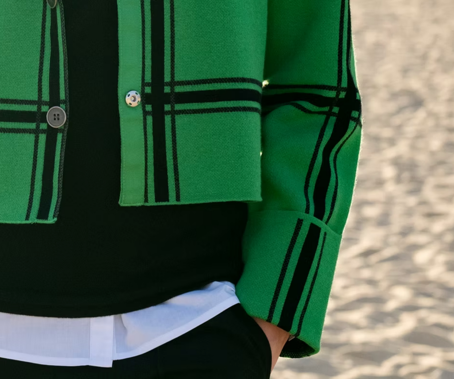 Check Jacket by Marble