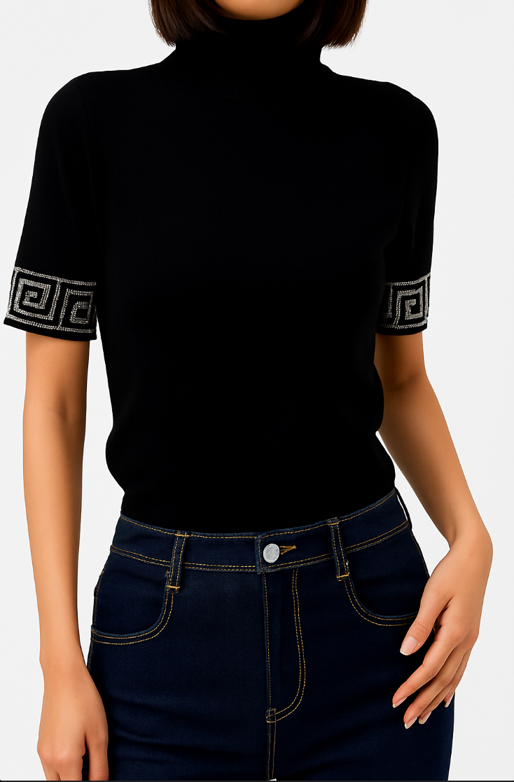 Polo Diamante G Short sleeve Knit