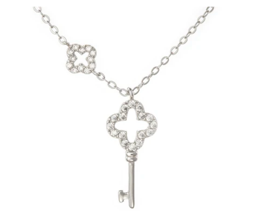 "Key to Unlock Your Potential" - Sterling Silver Necklace by AnnaBella Moore