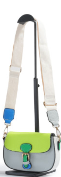 Multi colour Cross body bag.