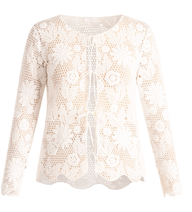 Monet Crochet Cardigan By Yest
