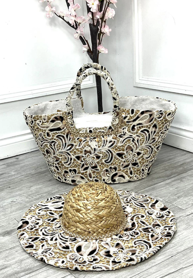 Animal Print Beach Hat