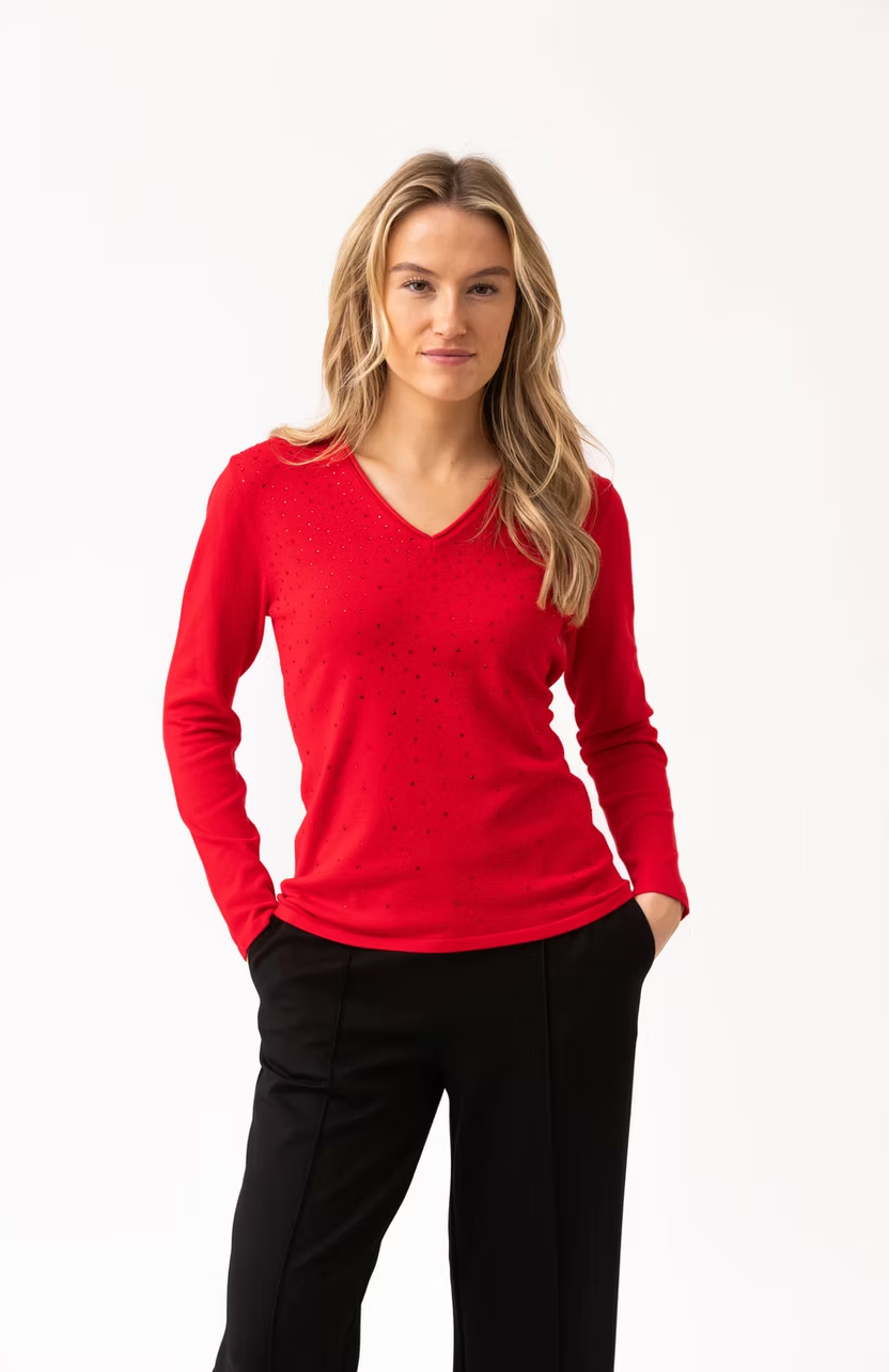 V Neck Sweater by Marble