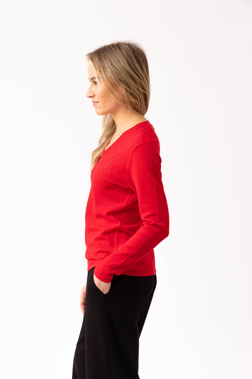 V Neck Sweater by Marble
