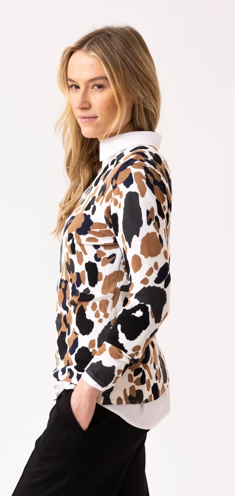 Printed Sweater by Marble