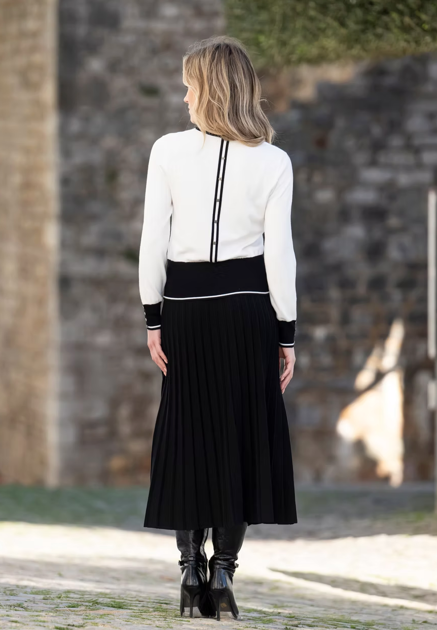 Two- Tone Sweater by Marble