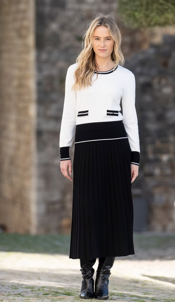Two- Tone Sweater by Marble
