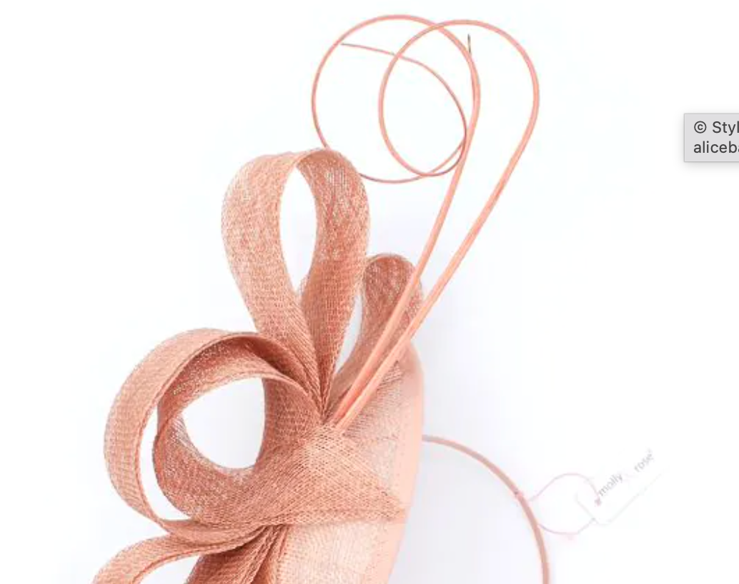 Zara Fascinator - Nude