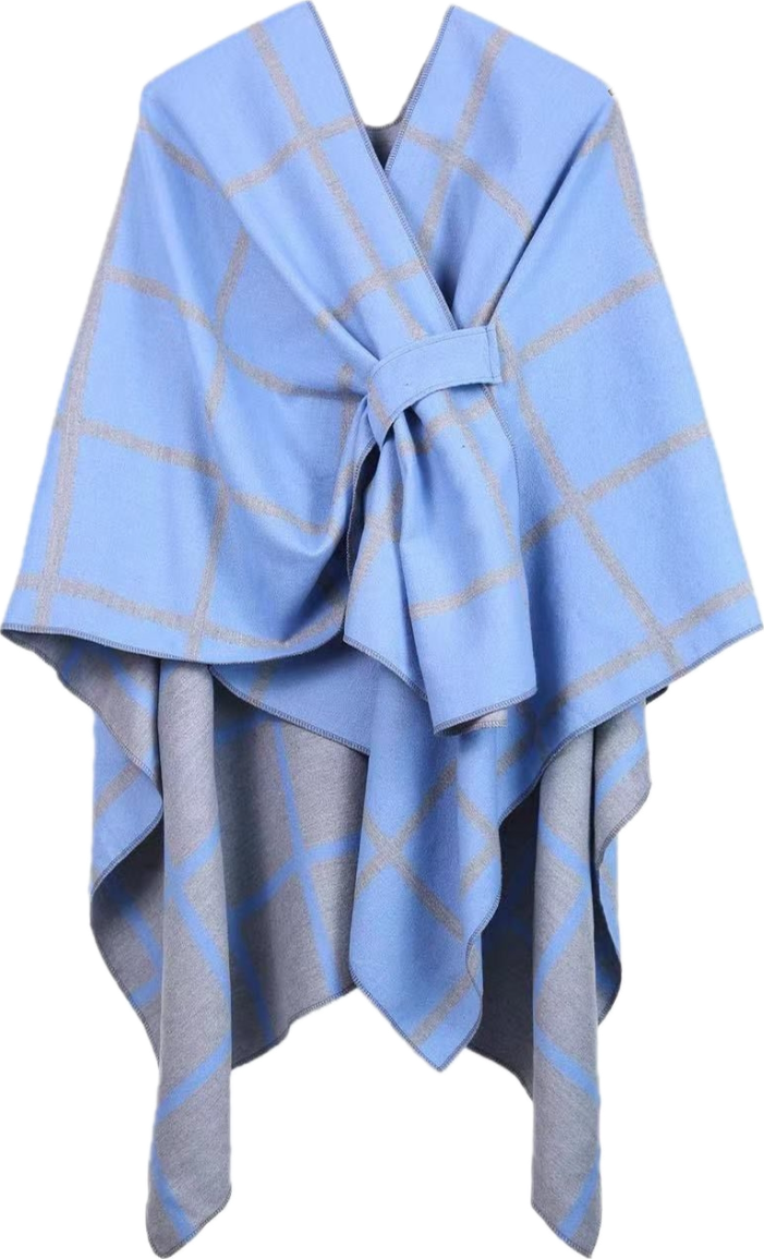 Reversible Checkered Wrap.