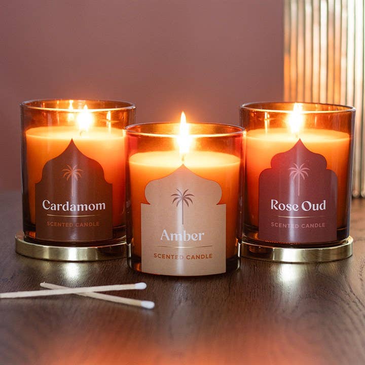 Arabian Nights Rose Oud Scented Candle