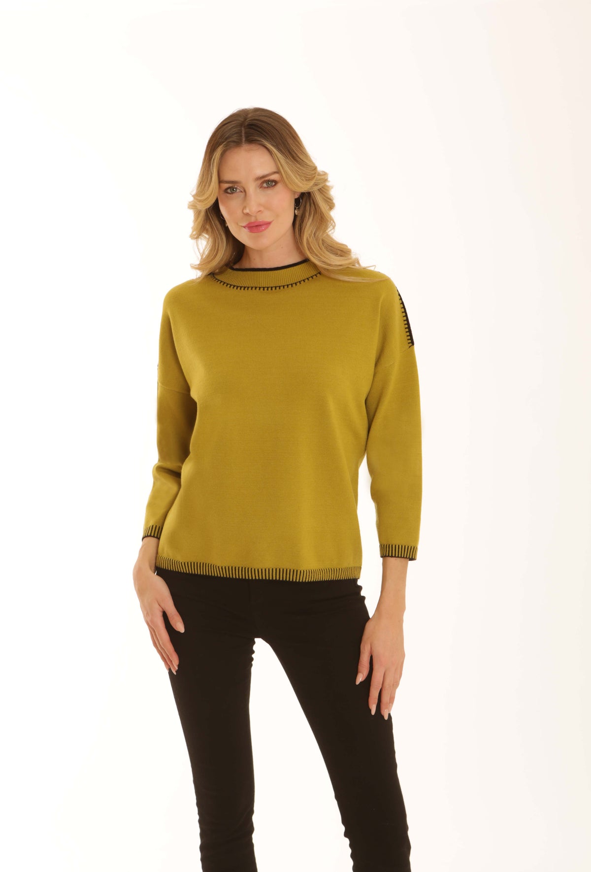 Bella Stitch Jumper by Pomodoro