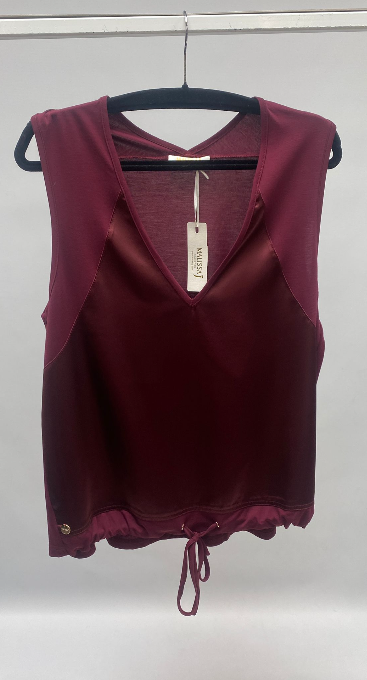 Satin Vest top by Malissa J