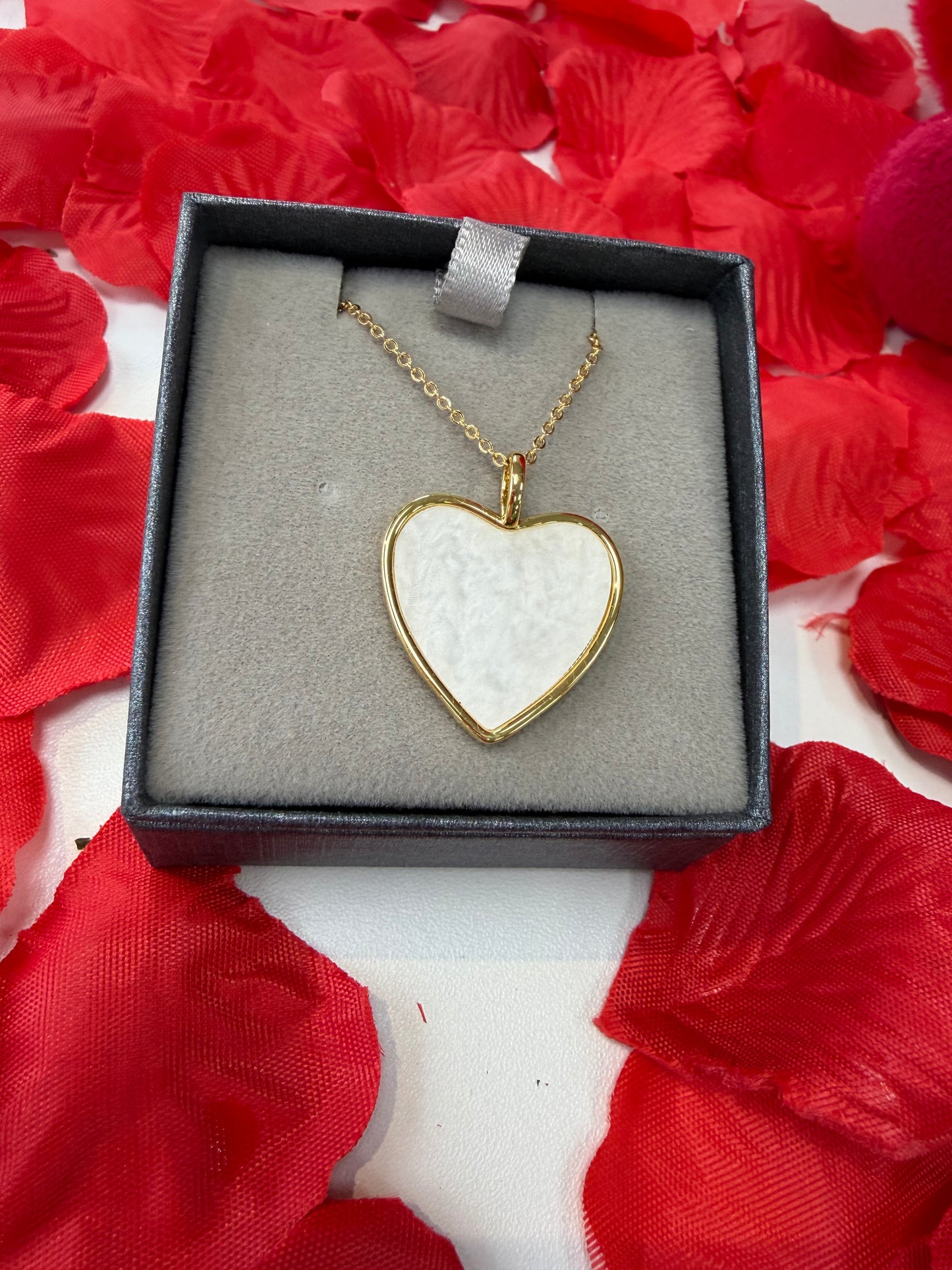 Baby Pink Heart Pendant Necklace