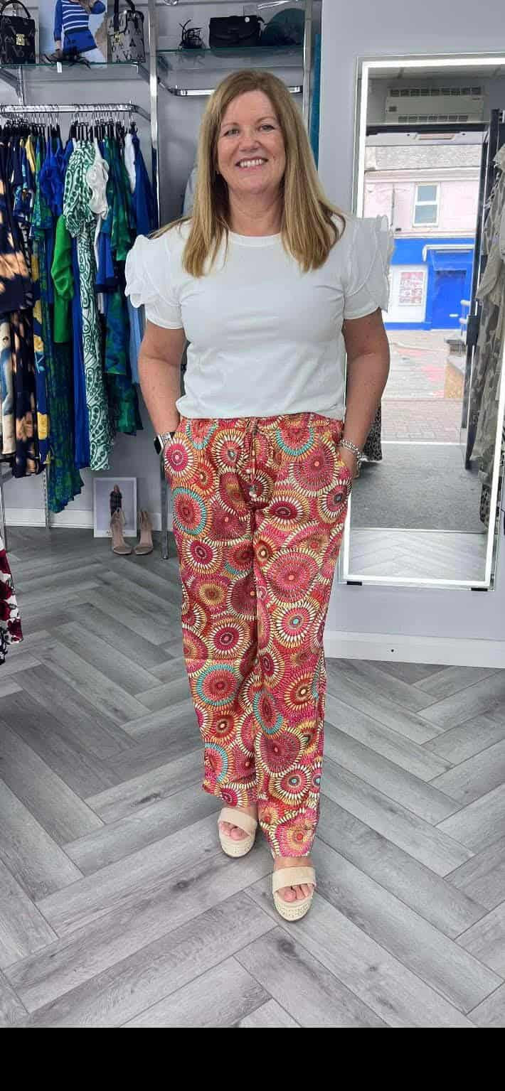 Satin Trousers by Malissa J