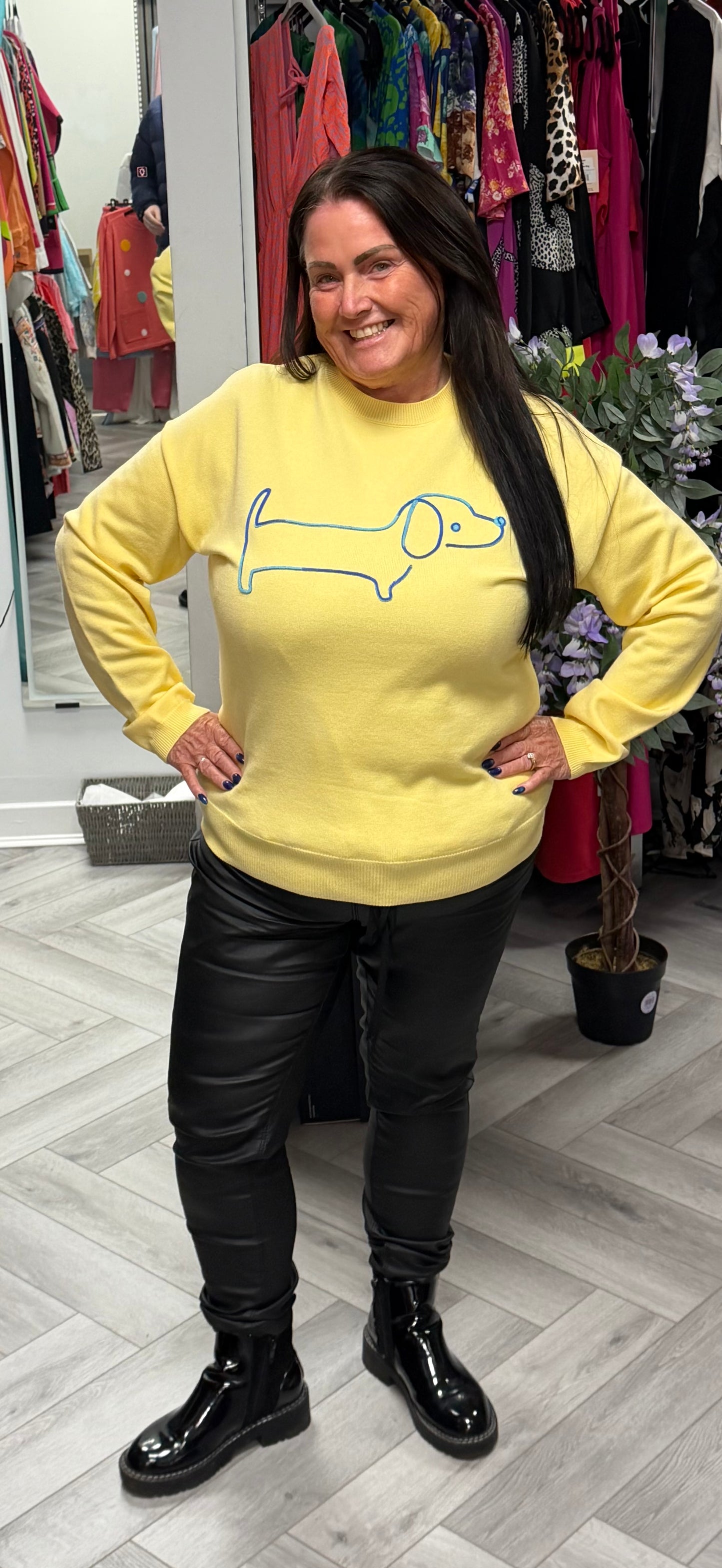 Sausage Dog Pullover by Alice Collins