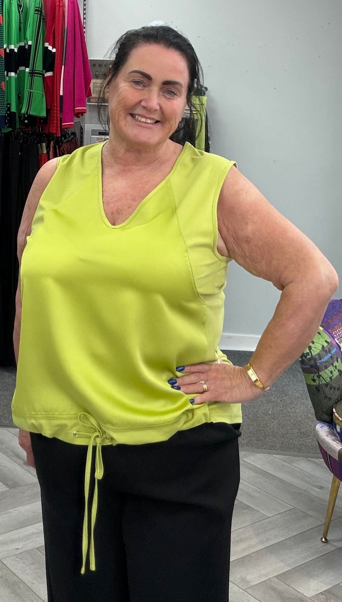 Satin Vest by Malissa J