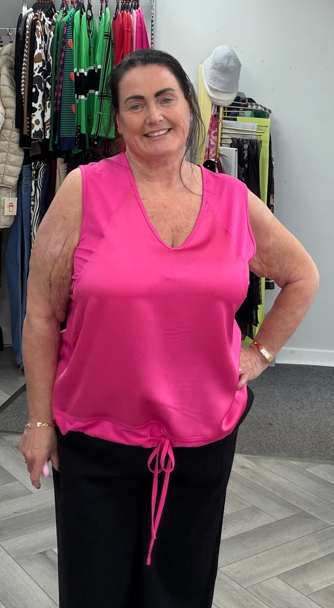 Satin Vest by Malissa J