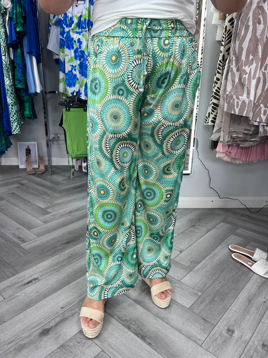 Satin Trousers by Malissa J