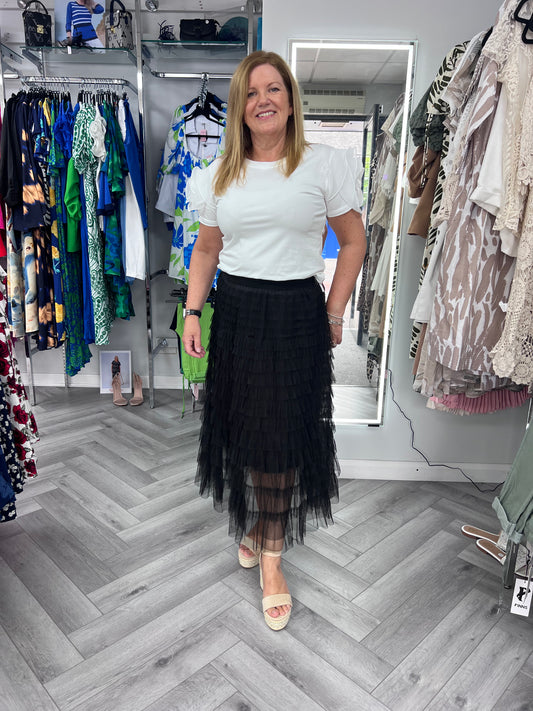 Black Tulle Skirt