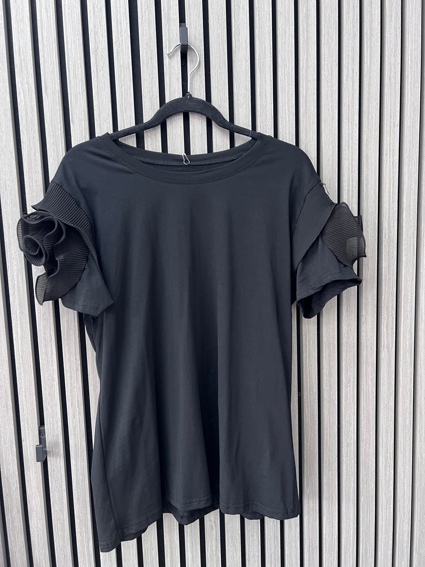 Rose Sleeve T -Shirt