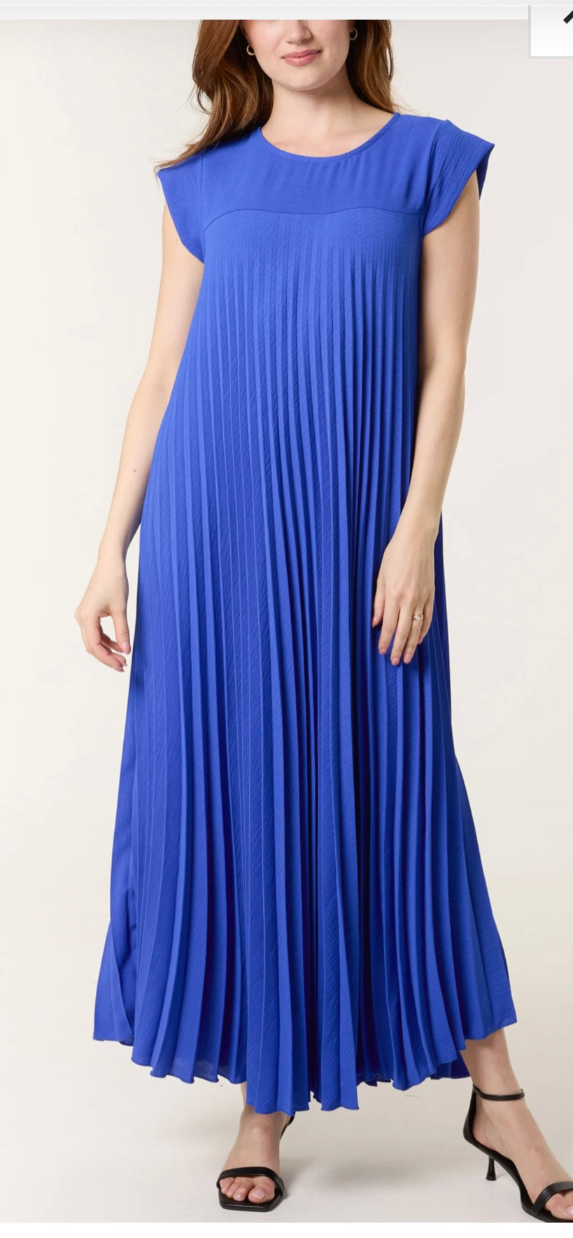 Pleated Maxi Dress