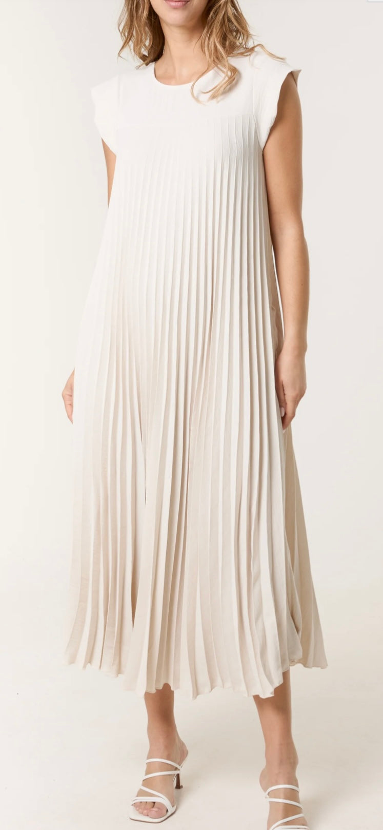Pleated Maxi Dress