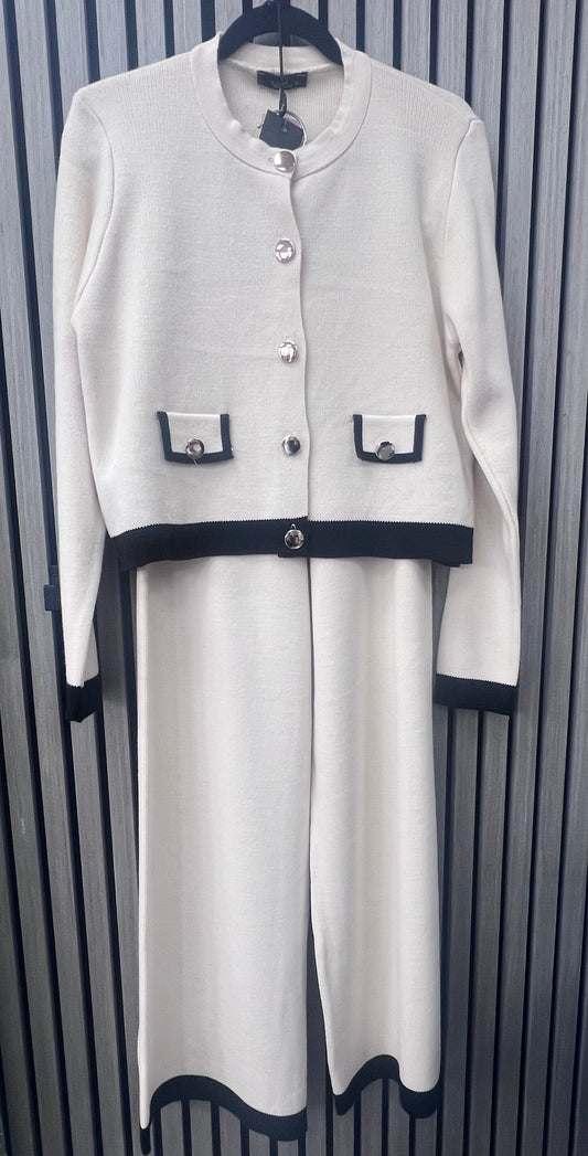 2 Piece Knitted Cardi and Trousers