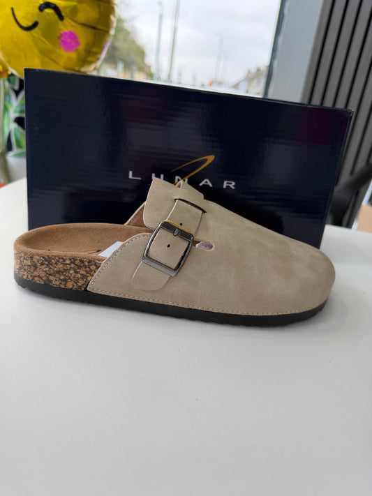 Veluna Slip on Leather Mule
