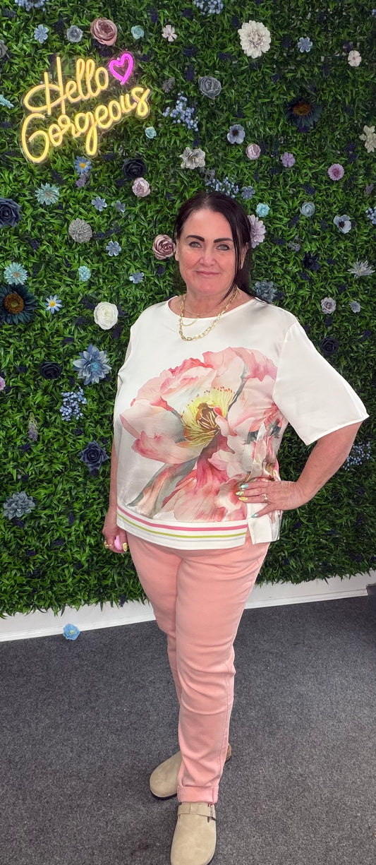 Lillie Satin Blouse by Betty Barclay