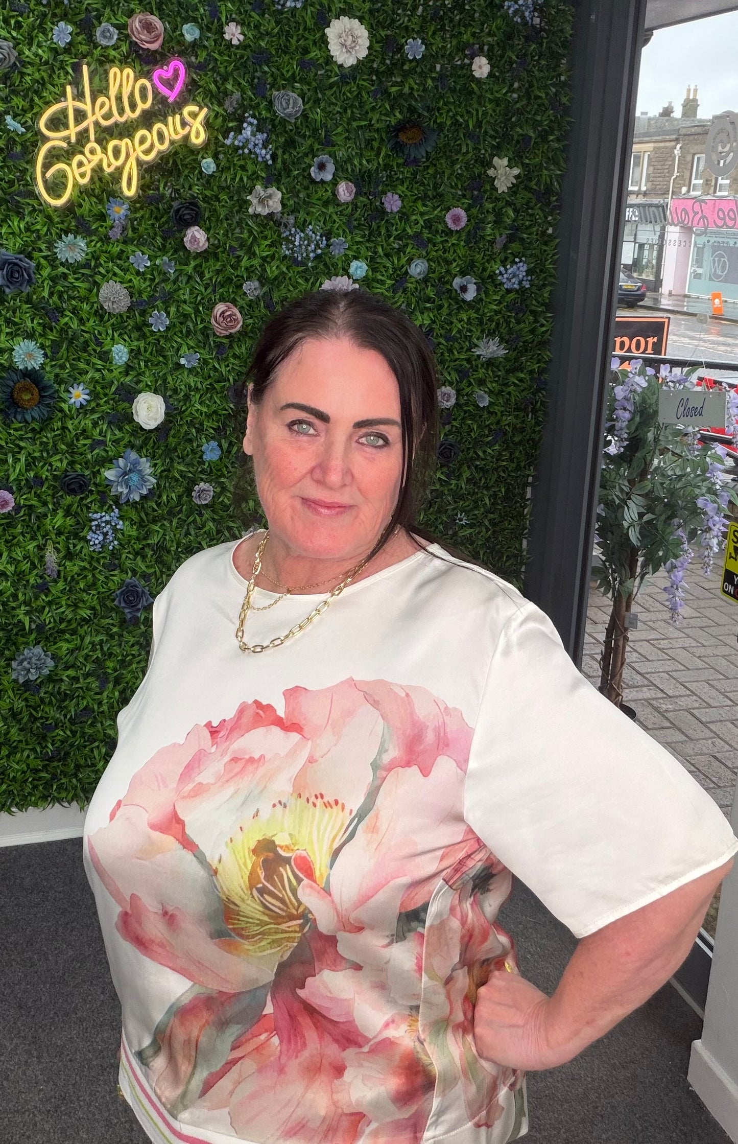 Lillie Satin Blouse by Betty Barclay