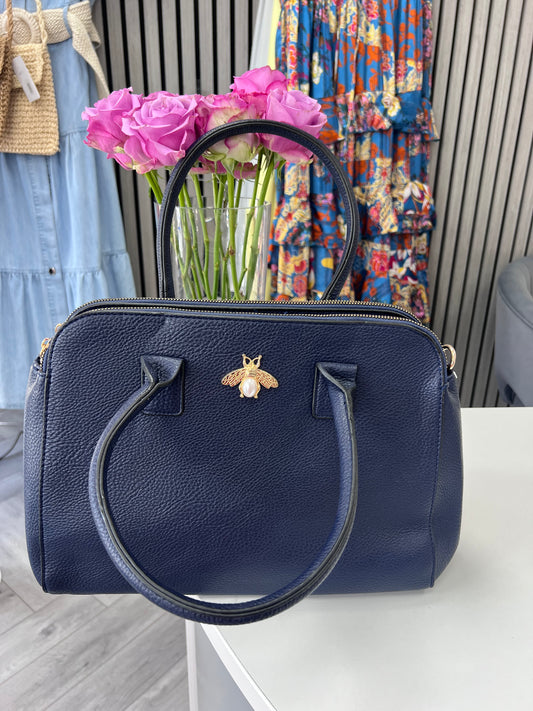 Navy Bee Bag