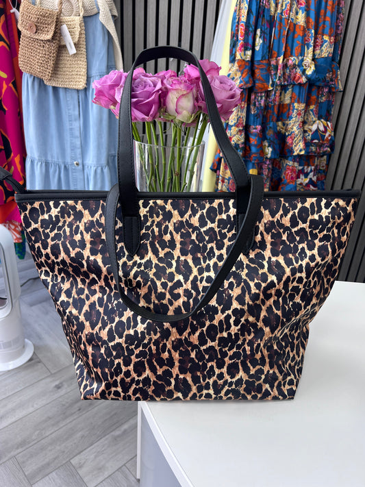 Animal Print Tote