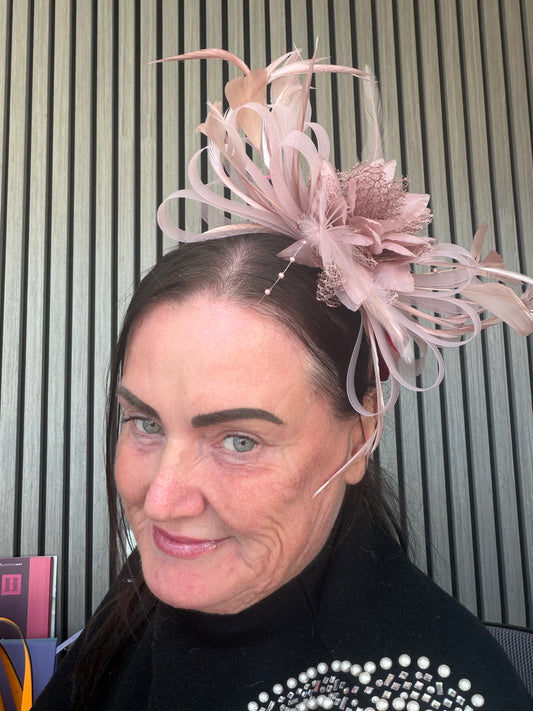 Elsie Fascinator - Pink