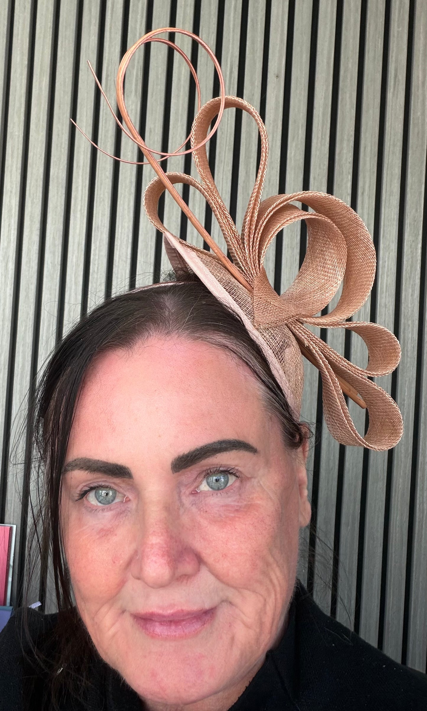 Zara Fascinator - Nude
