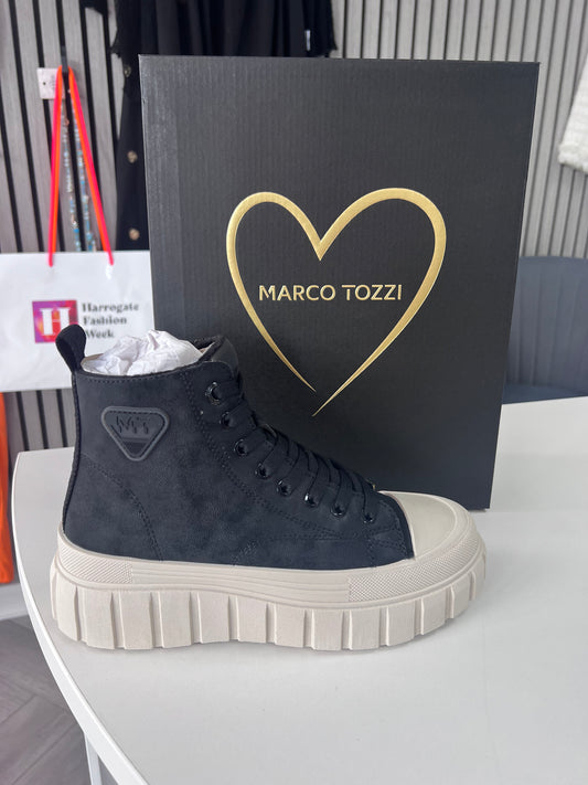 Laced Ankle Boots by Marco Tozzi