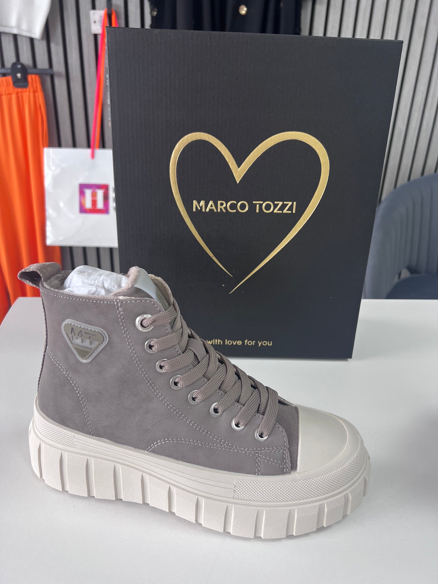 Laced Ankle Boots by Marco Tozzi